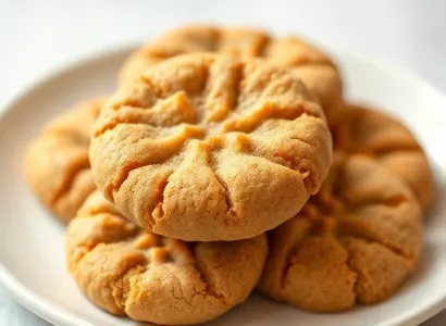 Cookies croustillants au beurre de cacahuète