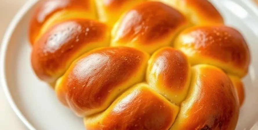 Pain tressé sucré