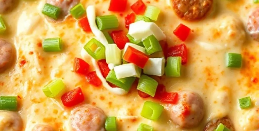 Dip au saucisson épicé
