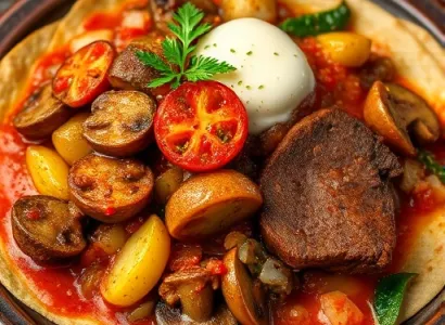 Casserole de boeuf enchilada