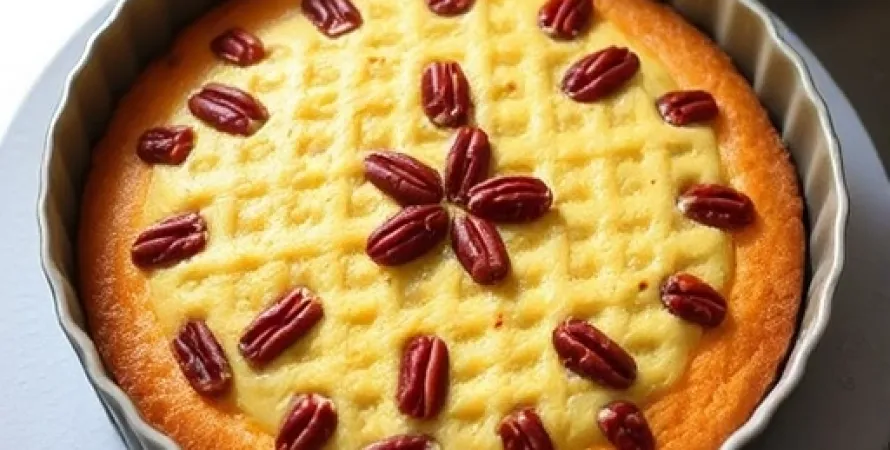 Gâteau au levain et pecanes