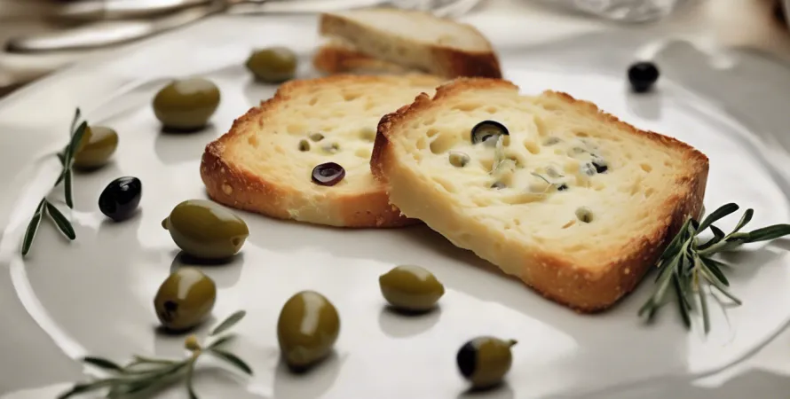 Pain Patio au Fromage et Olives
