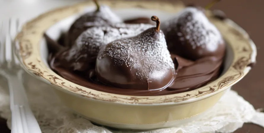 Poires au Chocolat