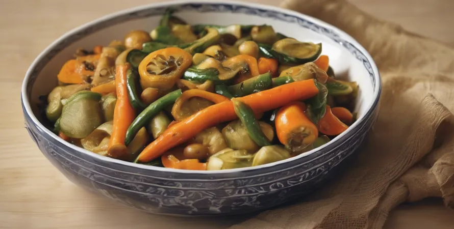 Légumes birmanes épicés