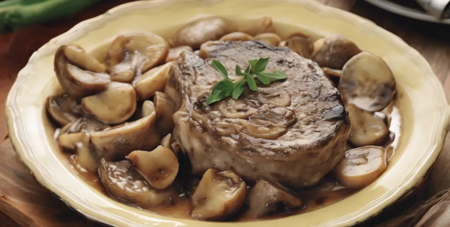 Viande hachée aux champignons
