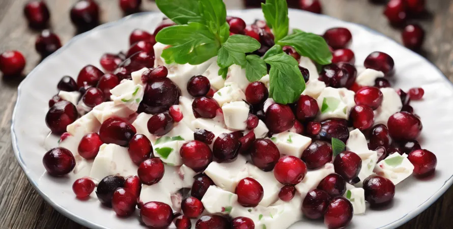 Salade de cranberries au port