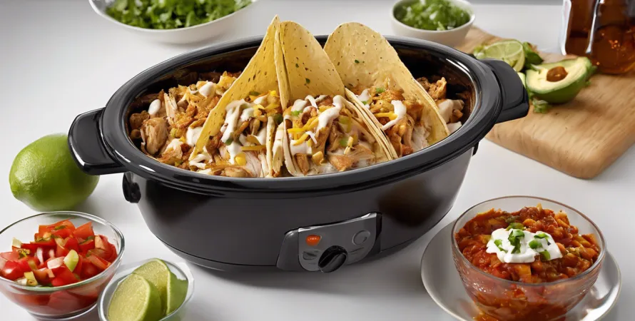 Poulet émincé pour tacos à la crock pot