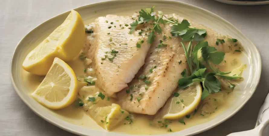 Tilapia sauté au citron