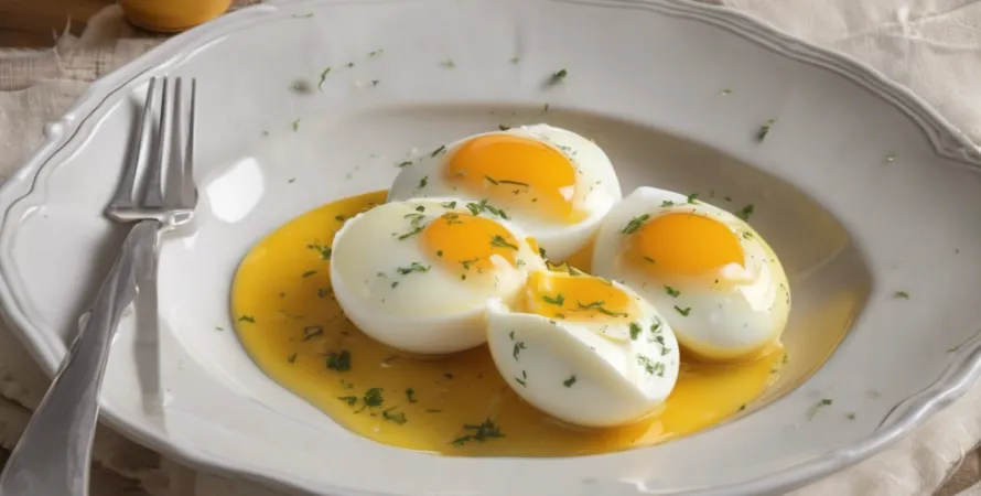 Oeufs Durs au Beurre