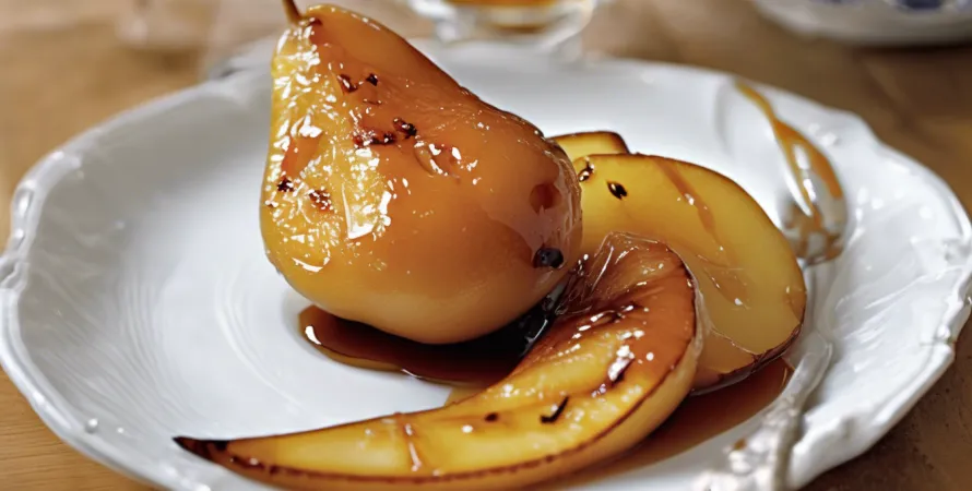 Poires Grillées au Sirop d'Érable