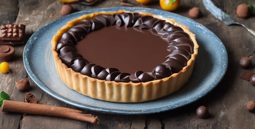 Tarte au Chocolat Froide