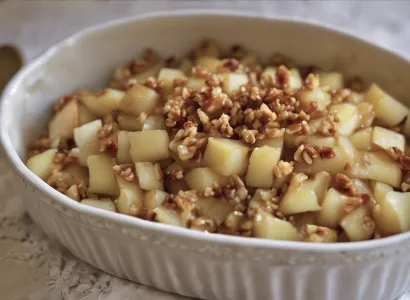 Haroset aux pommes et noix