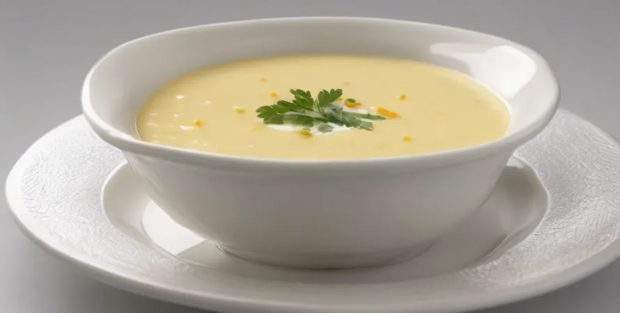 Potage de maïs à la crème
