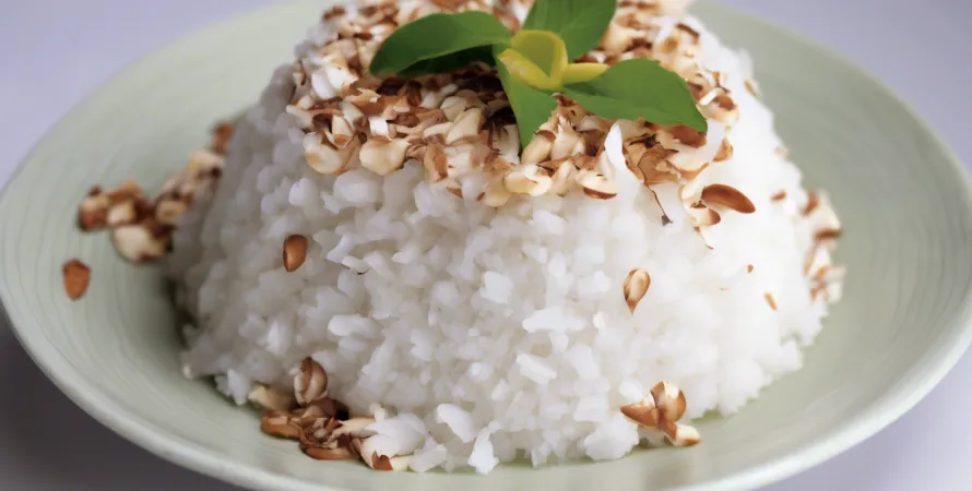 Haupia à la noix de coco