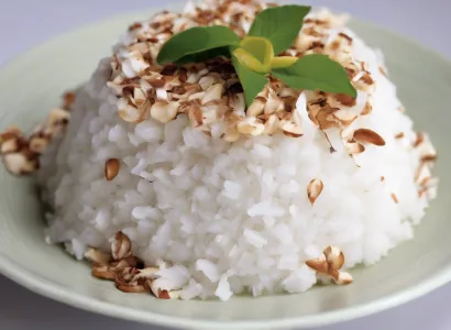 Haupia à la noix de coco
