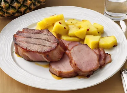 Filet de porc au bacon et ananas
