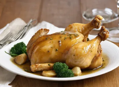 Poulet au miel et moutarde de Dijon