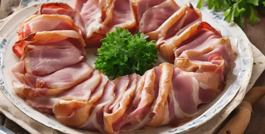 Rouleaux de chou au boeuf et jambon