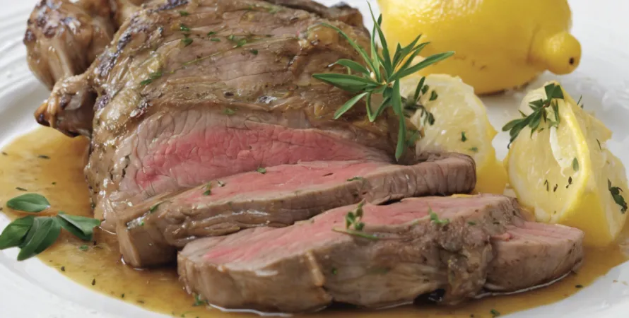 Agneau rôti au gingembre et citron
