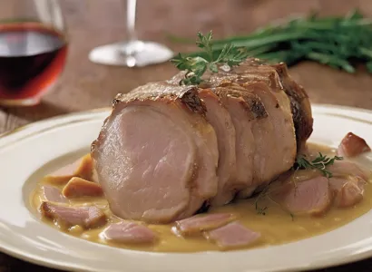 Côtes de porc à la crème