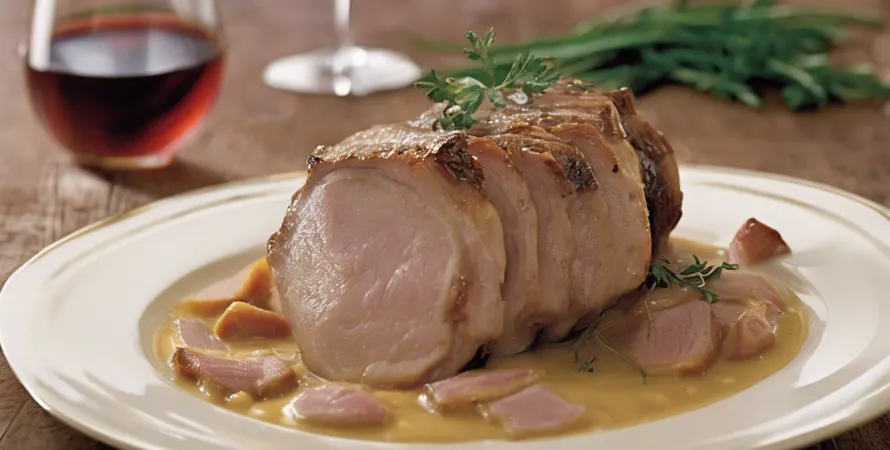 Côtes de porc à la crème