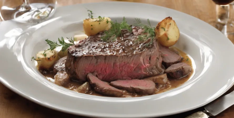 Côtes de boeuf braisées au four