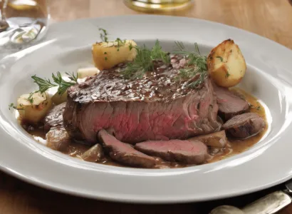 Côtes de boeuf braisées au four