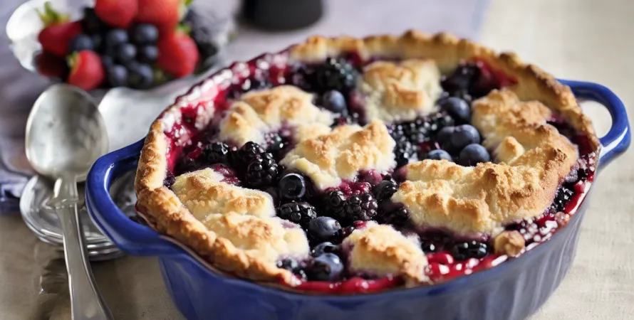 Cobbler de Berries au Cuiseur Lent