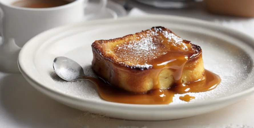 Pain perdu au caramel