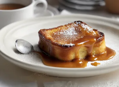 Pain perdu au caramel