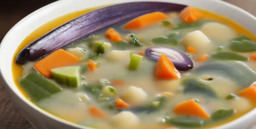 Potage de légumes au tamarin