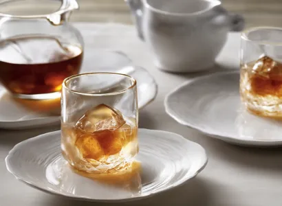 Glace crémeuse au cognac