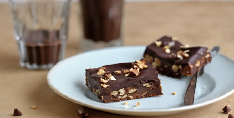 Barres aux noix et chocolat