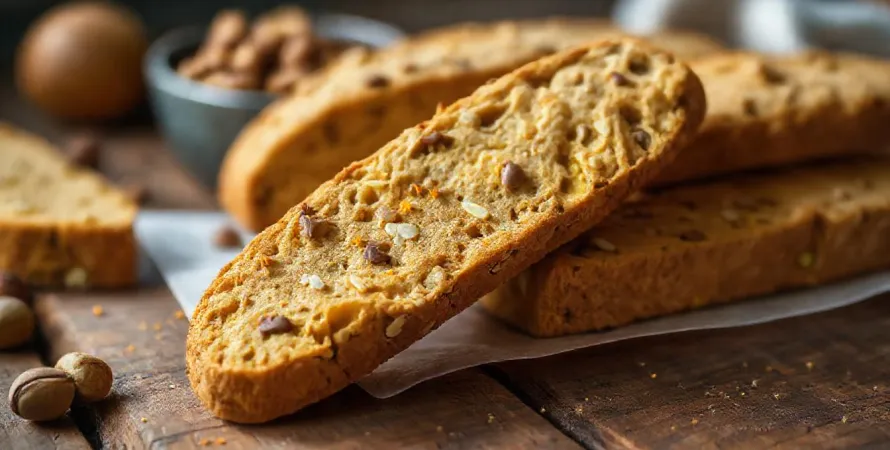 Biscotti au gingembre et pistache