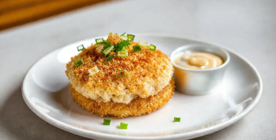 Galette de crabe au panko