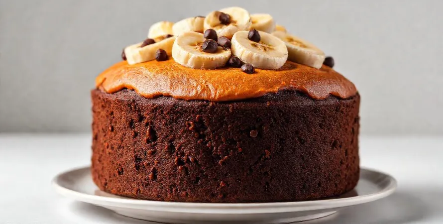 Gâteau banane au chocolat