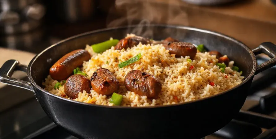 Saucisse au riz