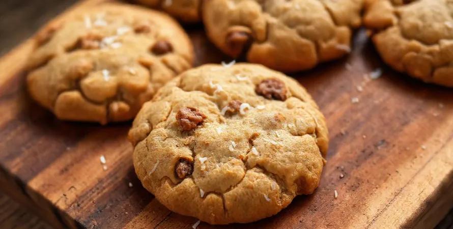 Cookies aux noix et au coconut
