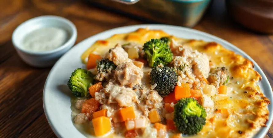 Casserole de dinde et légumes