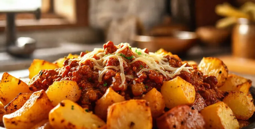 Pommes de terre au chili