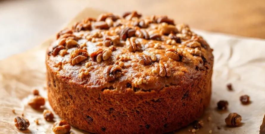 Gâteau aux noix et dattes