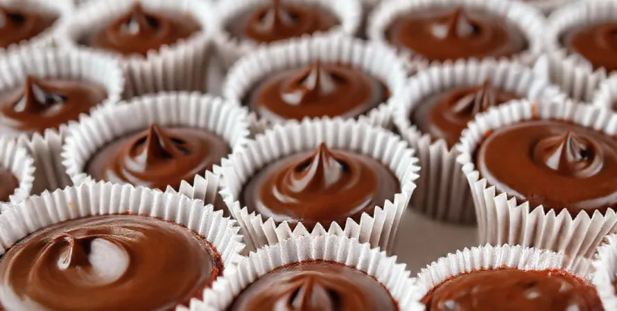 Coupes de fudge au chocolat
