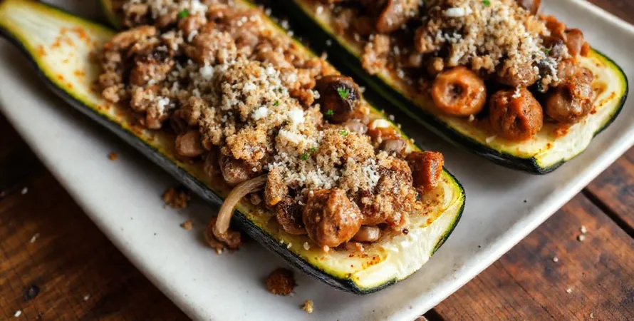 Courgettes italiennes farcies