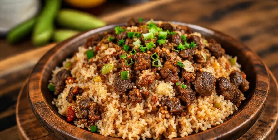 Riz sale au style cajun