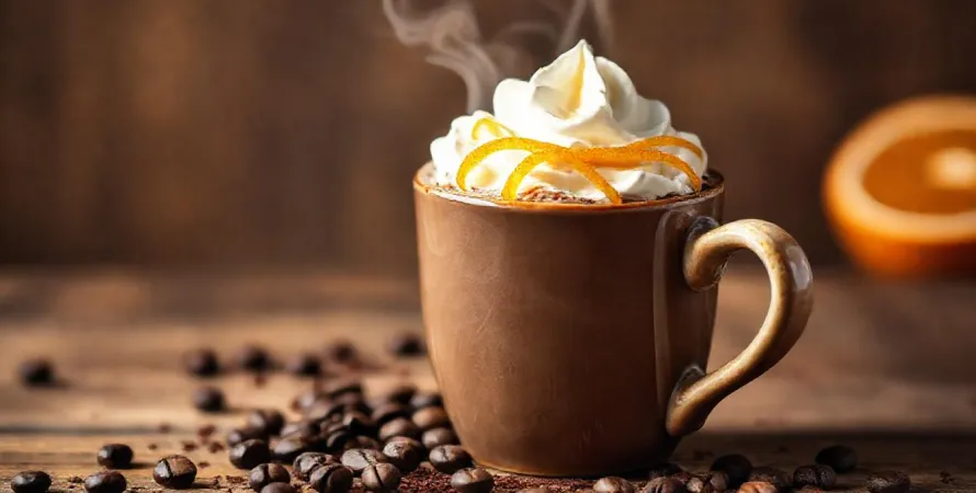 Chocolat chaud catalan à l'orange et au café