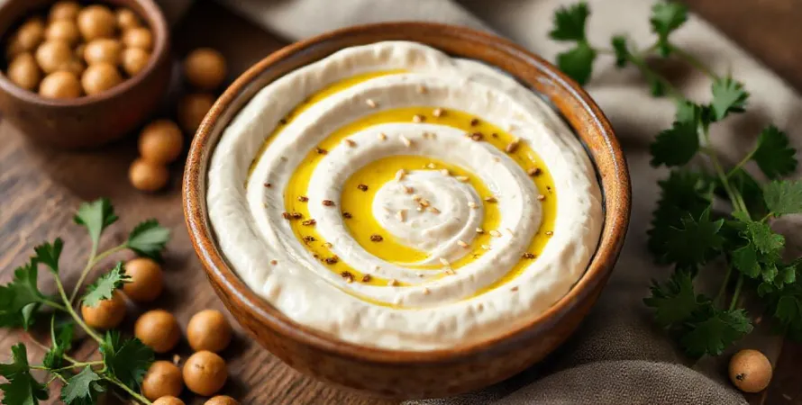 Houmous léger au yaourt et sésame