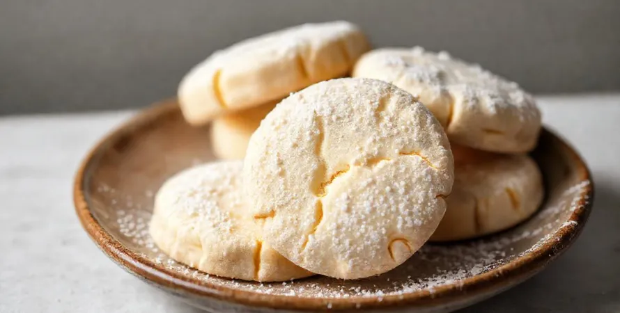 Sablés fondants à la vanille et à la crème