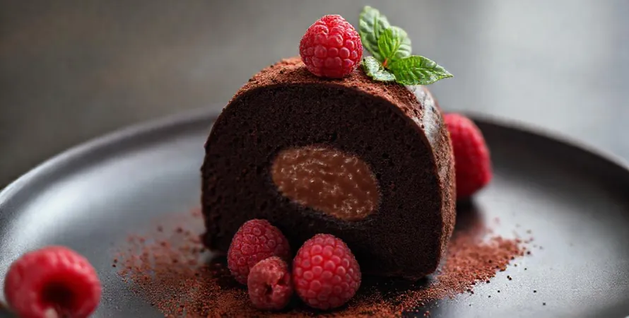 Terrine fondante au chocolat noir