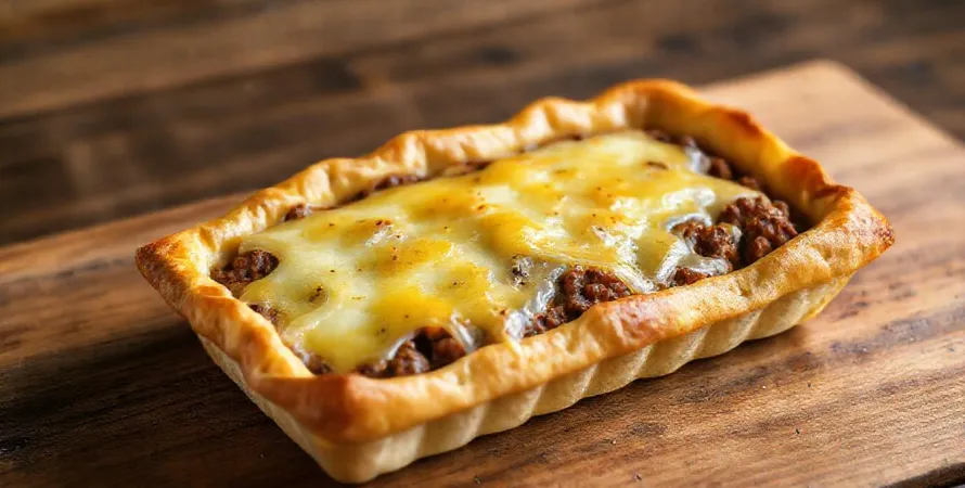 Feuilleté de bœuf haché au fromage