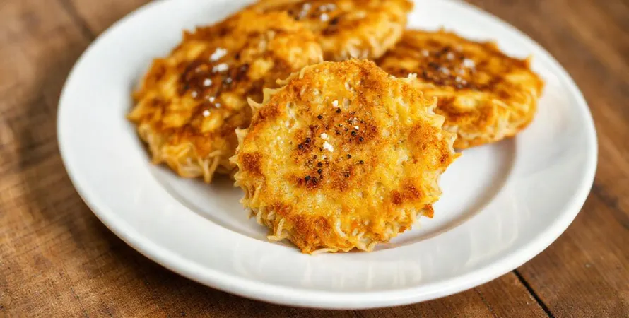 Galettes de pommes de terre râpées à la poêle